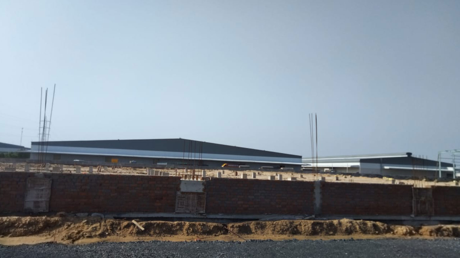 Sanghani Construction team managing a large scale commercial building project